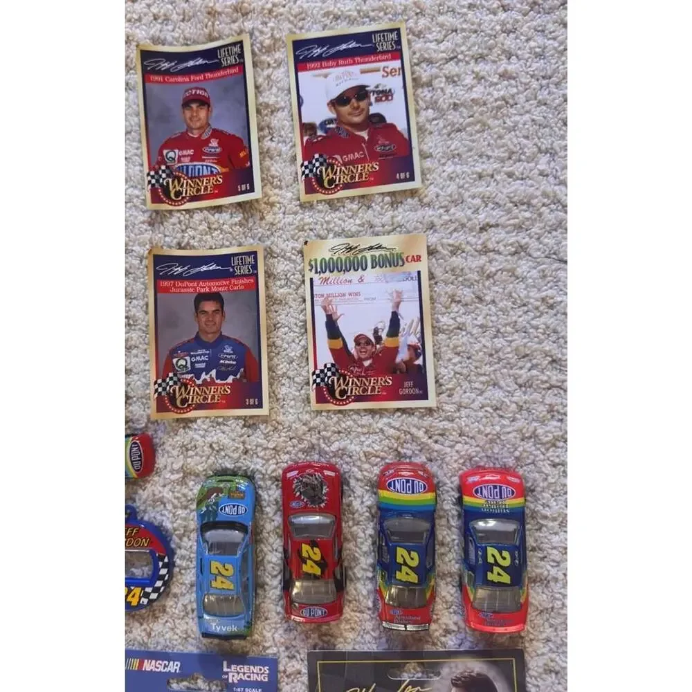 Jeff Gordon #24 NASCAR Collectibles Lot Diecast Cars Winner's Circle DuPont Rare